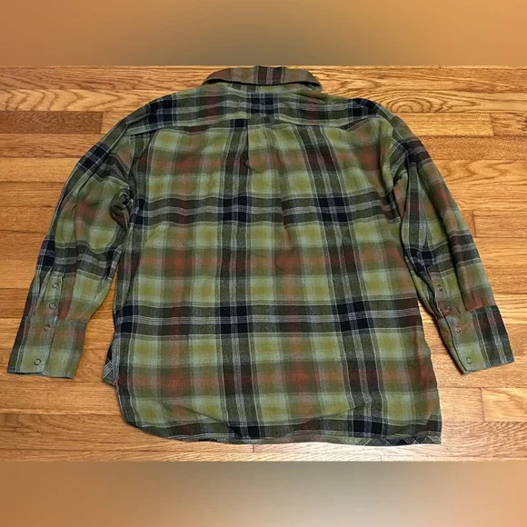 We The Free Izzy Multicolor Plaid Flannel Button Down Shirt - Picture 6 of 11